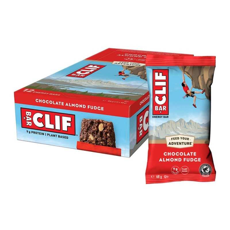 CLIF Box of 12 chocolate and almond flavored energy bars 722252387622