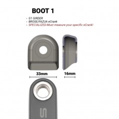 PRAXIS Crank protector for electric bike GIRDER/BROSE/SPECIALIZED ISIS E-CRANKS GIRDER/BROSE/SPECIALIZED ISIS E-CRANKS 850003339
