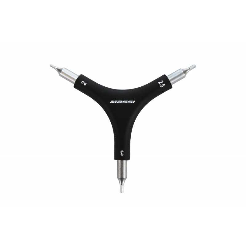 MASSI Llave allen 3 puntas 2/2.5/3 MM 60382