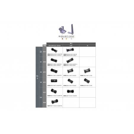 BLACK BEARING Bicycle bottom bracket SHIMANO/SRAM T47-68/73-24/GXP-B5 SHIMANO/SRAM T47-68/73-24/GXP-B5 60560