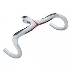 FSA Manillar potencia integrada plasma carretera blanco compact 21216VAR