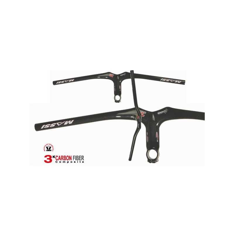 MASSI Manillar con potencia integrada MTB Carbon 90/100/110/120mm 26062VAR