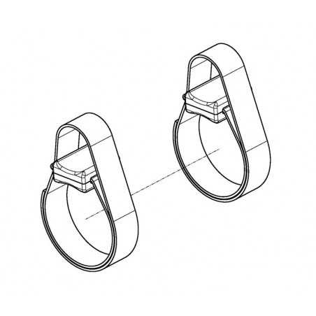 POLINI Adaptadores para batería auxiliar E-BIKE 1121145