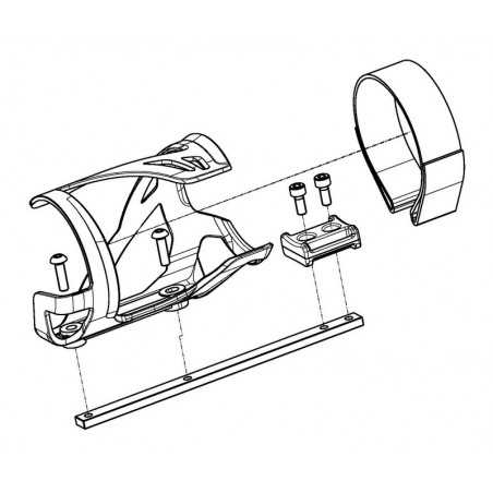 POLINI battery bottle cage E-BIKE E-BIKE 1121146