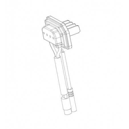 POLINI Conector para batería bicicleta 100 MM EVO 500W 1121161