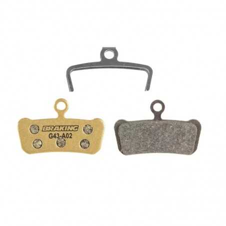 BRAKING Pastillas de freno carbo-metálicas bicicleta 1120581