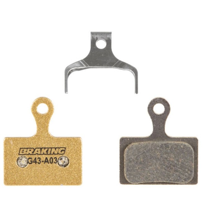 BRAKING Pastillas de freno carbo-metálicas bicicleta 1120585