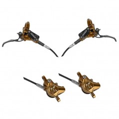 BRAKING Kit maneta freno + pinza con latiguillo kevlar para bicicleta INCAS 2.0 Ø5 MM 1120635
