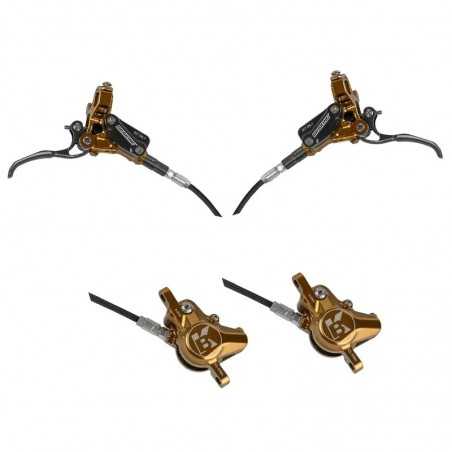 BRAKING Kit brake lever + brake caliper with kevlar hose for bicycle INCAS 2.0 Ø5 MM INCAS 2.0 Ø5 MM 1120635