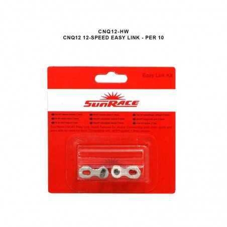 SUN RACE Set 2 eslabones cadena CNQ12 (10U) 12V 4710944257274