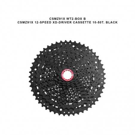 SUN RACE CASSETTES AND SPROCKETS CSMZ91X 12-SPEED XD-DRIVER 10-50T CSMZ91X 12-SPEED XD-DRIVER 10-50T 4710944263572