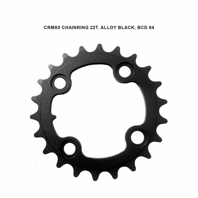 SUN RACE Plato bicicleta aluminio CRMX0 BCD 64 MM 4710944236026