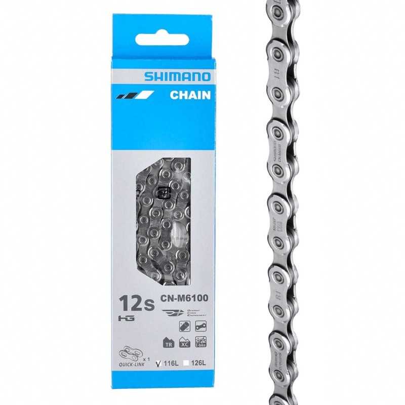 SHIMANO Chain 116 links CN-M6100 12V CN-M6100 12V 4550170618803