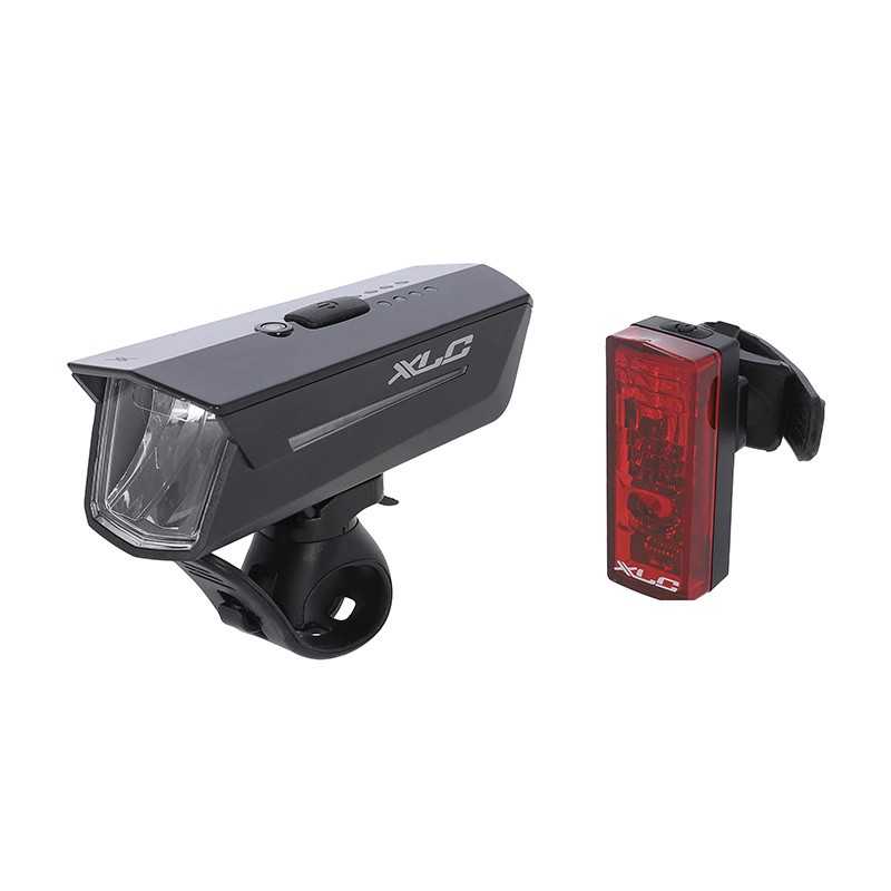 XLC Bicycle light set PROXIMA PRO PLUS LED USB CL-S25+ 2500218966