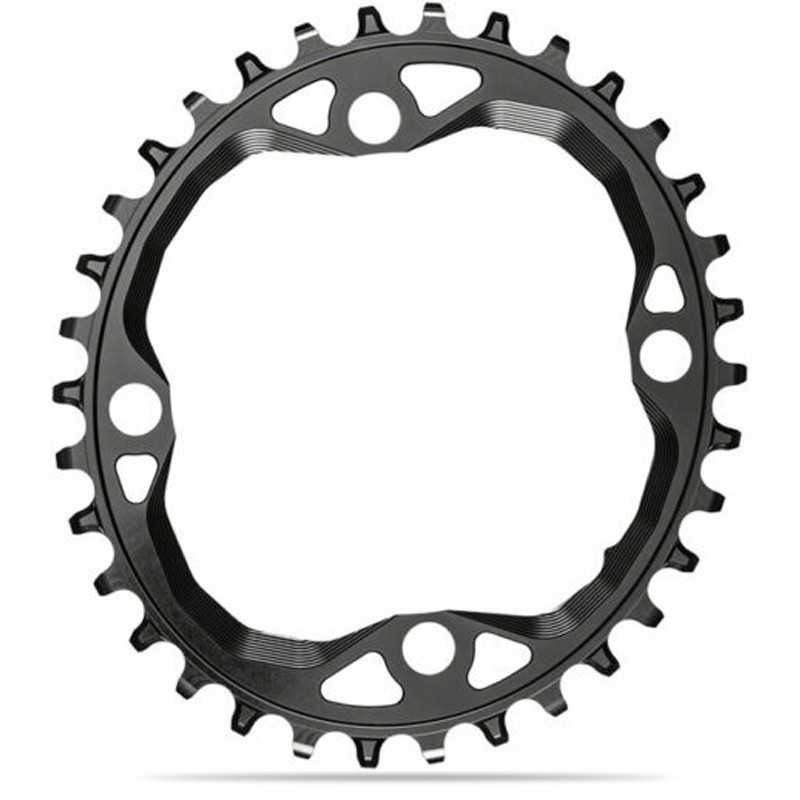 ABSOLUTE BLACK 4 arms oval plate 76 BCD 1X10 12V 718938