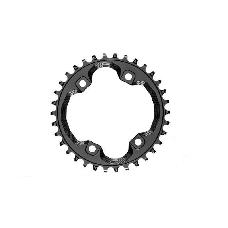 ABSOLUTE BLACK Asymmetric chainring 4 arms with screws 96 BCD SHIMANO XT M8000 718963