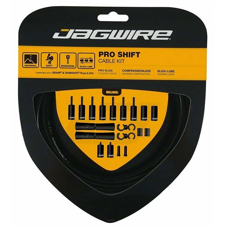 JAGWIRE Kit cable y funda de cambio delantero/trasero SRAM/SHIMANO ROAD/MTB 720886