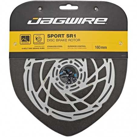 JAGWIRE Disco de freno 6 agujeros para bicicleta SPORT SR1 180 MM 720927