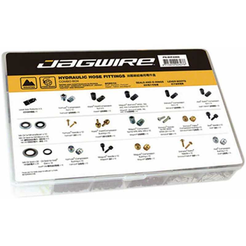 JAGWIRE Kit ovalillos/pins/tuercas para latiguillo freno hidráulico 720944