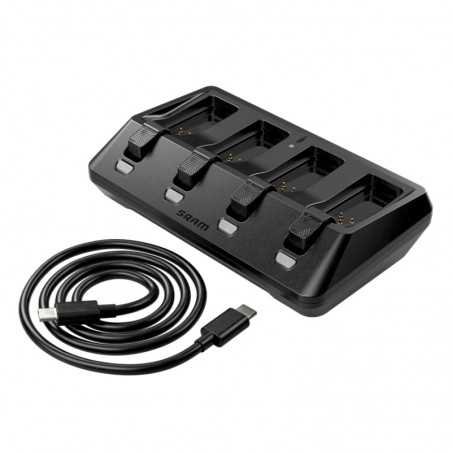 SRAM Cargador batería 4 puertos + cable AXS USB-C 107428