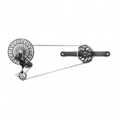 SRAM electronic group bicycle XX T-TYPE EAGLE AXS WIDE DUB POD DIRECT MOUNT 32T 1X12V (10-52) 107442VAR