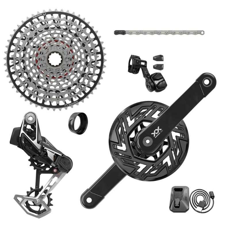 SRAM electronic group bicycle XX T-TYPE EAGLE AXS E-MTB BROSE ISIS POD 165 MM 36T 1X12V (10-52) 107446