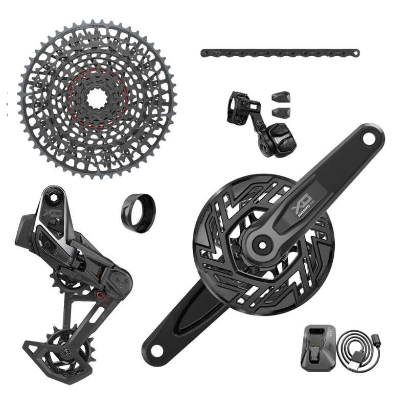 SRAM electronic group bicycle X0 T-TYPE EAGLE AXS E-MTB BROSE ISIS POD 160 MM 36T 1X12V (10-52) 107449