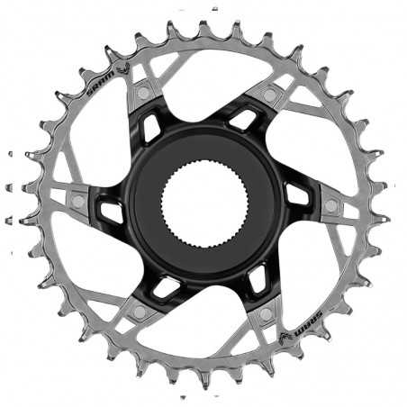 SRAM aluminum bicycle chainring XX T-TYPE EAGLE E-MTB SHIMANO STEPS DIRECT MOUNT 1X12V 107466VAR