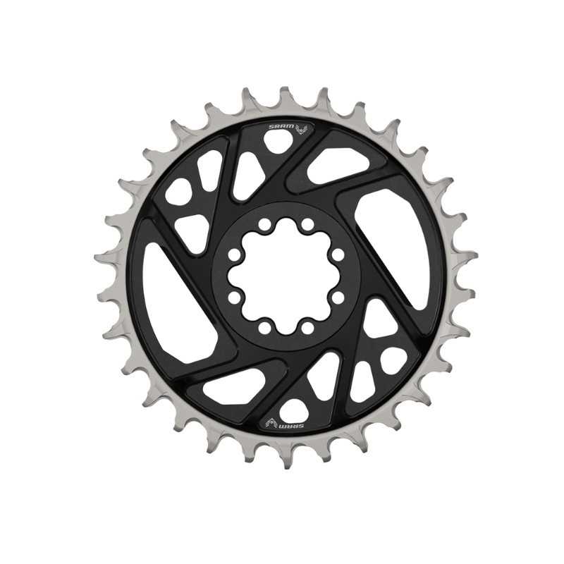 SRAM aluminum bicycle chainring XX SL T-TYPE EAGLE DIRECT MOUNT 3 MM OFFSET 1X12V 107481VAR