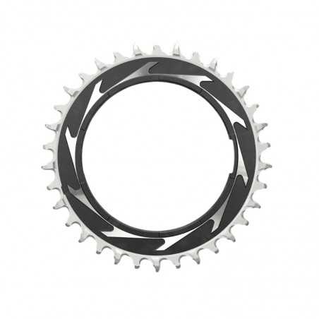 SRAM Aluminum bicycle chainring for threaded mount potentiometer XX SL T-TYPE EAGLE 3 MM OFFSET 107486VAR
