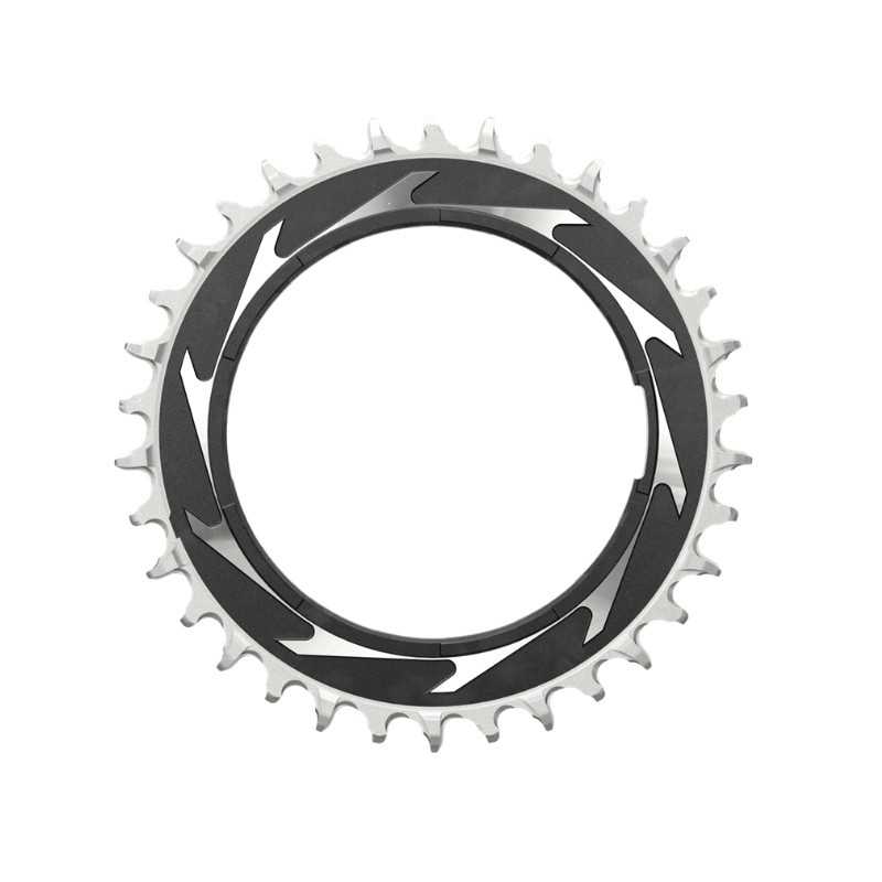 SRAM Aluminum bicycle chainring for threaded mount potentiometer XX SL T-TYPE EAGLE 3 MM OFFSET 107486VAR