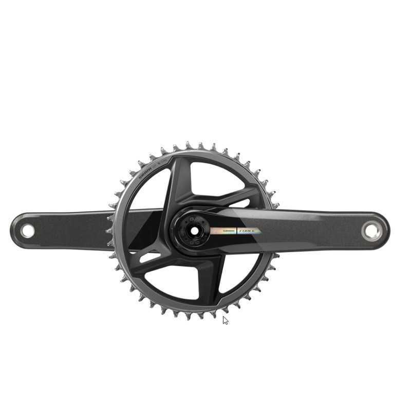 SRAM Juego de bielas y plato carbono sin cazoletas FORCE WIDE D2 DUB DIRECT MOUNT 40T 12V 107513VAR