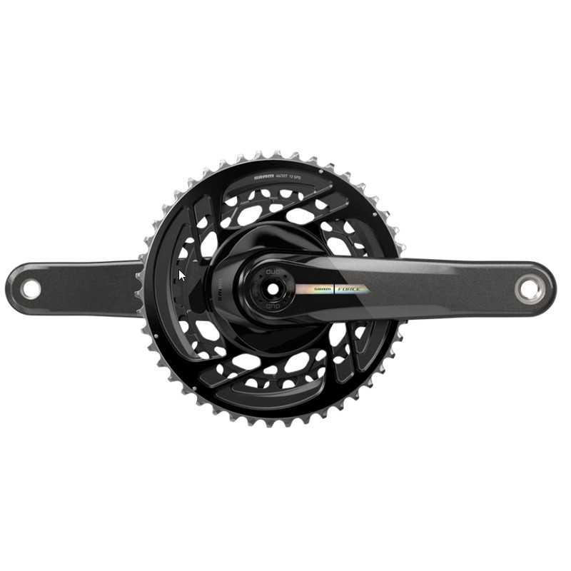 SRAM Crankset and carbon chainring without cups FORCE D2 DUB DIRECT MOUNT 46X33T 12V 107520VAR