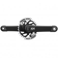 SRAM Juego de bielas con potenciometro carbono sin cazoletas XX EAGLE WIDE DUB DIRECT MOUNT 32T 107557VAR