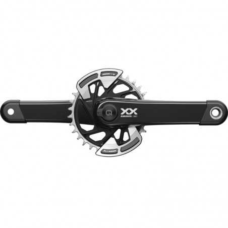 SRAM Crankset with carbon potentiometer without cups XX EAGLE WIDE DUB DIRECT MOUNT 32T 107557VAR