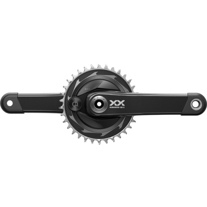 SRAM Juego de bielas con potenciometro carbono sin cazoletas XX SL EAGLE DUB ROSCA Q168 34T 107563VAR