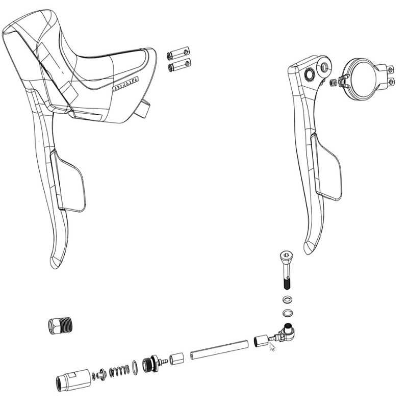 SRAM Right brake/gear lever replacement kit with handrest FORCE ETAP AXS D2 107611