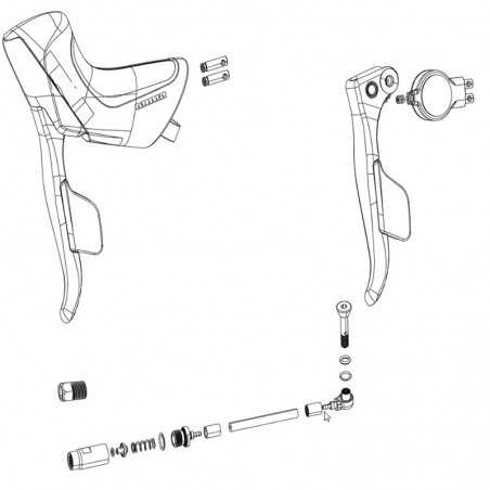 SRAM Kit recambio maneta freno/cambio derecha con apoyamanos FORCE ETAP AXS D2 107611