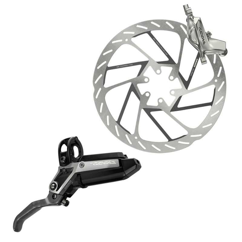 SRAM Freno de disco delantero hidráulico carbono CODE ULTIMATE STEALTH C1 950 MM MMX 107806