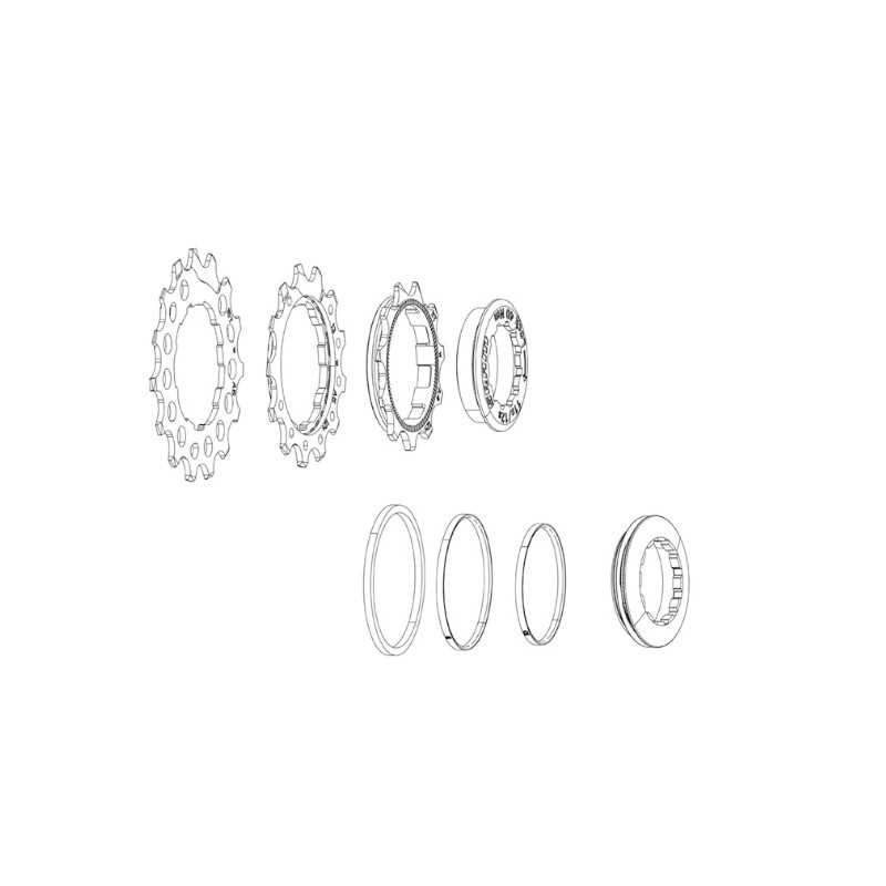 SRAM Juego 3 coronas con anillo de cierre para cassette PG-1231 11/12/13D 107907