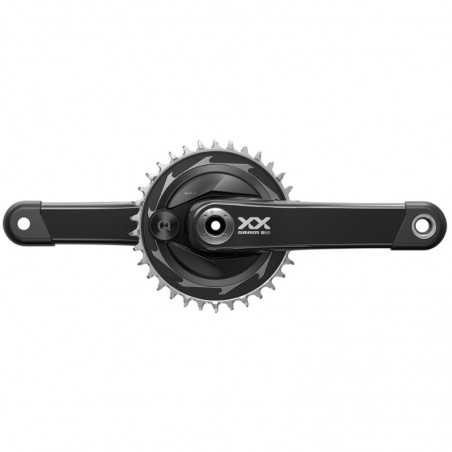 SRAM Juego de bielas con potenciometro carbono sin cazoletas XX SL EAGLE DUB ROSCA 34T 107921VAR