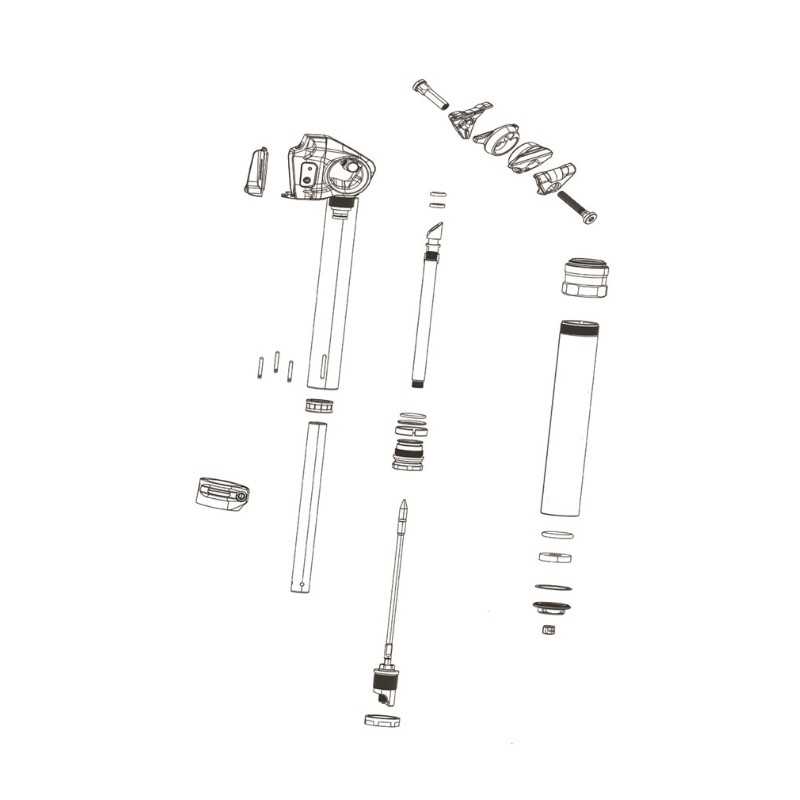 SRAM Kit 12 espaciadores cilindricos para tija telescópica 1 ROCKSHOX REVERB XPLR AXS 27.2 MM 2022+ 107940