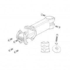 SRAM Adapter for cycle computer with 2 screws ZIPP QUICKVIEW HAMMERHEAD 107943