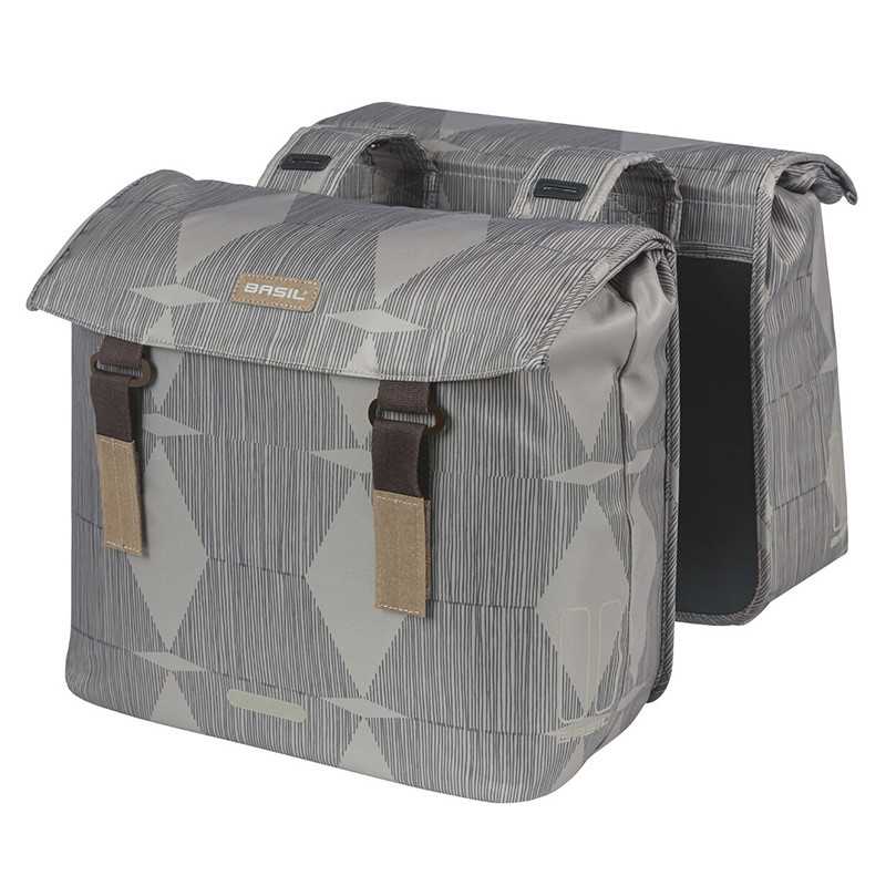 BASIL rear panniers for bicycle ELEGANCE 40-49L 39X39X17 CM 722220
