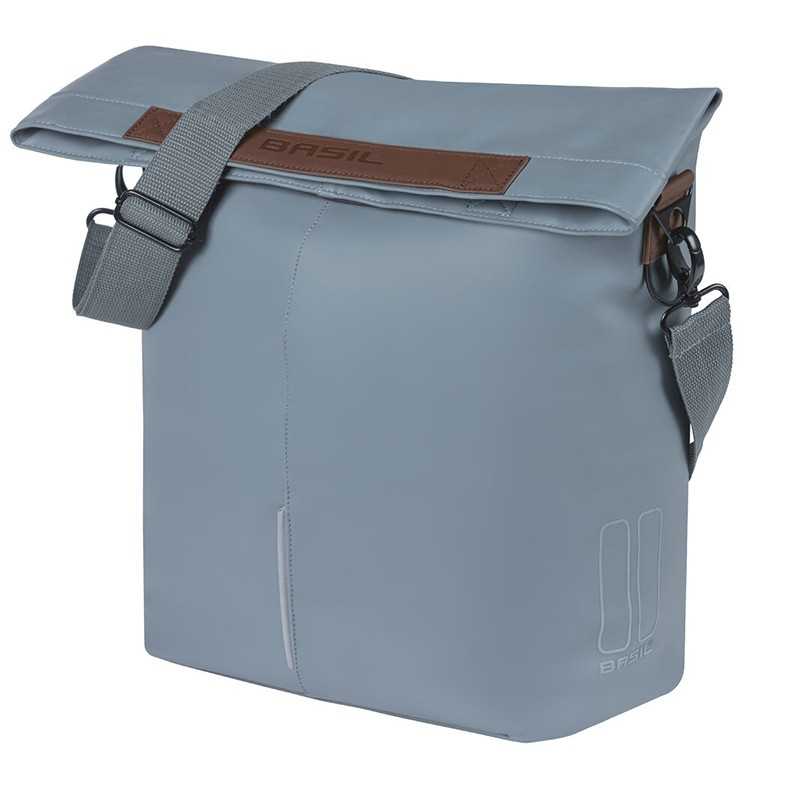 BASIL REAR CARRIER BAG VEGAN LEATHER HOOK-ON 14-16L (49X30X18 CM) 722225VAR