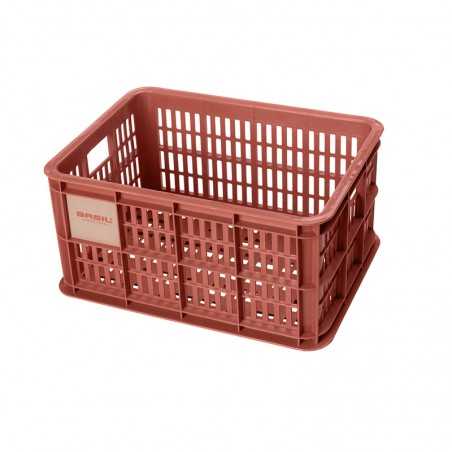 BASIL Plastic bicycle basket CRATE S 17.5L (29X39.5X21 CM) 722242VAR