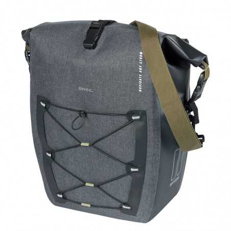 BASIL Rear bag with plate to attach the rack NAVIGATOR STORM L 25-31L MIK (46X36X18 CM) 722300