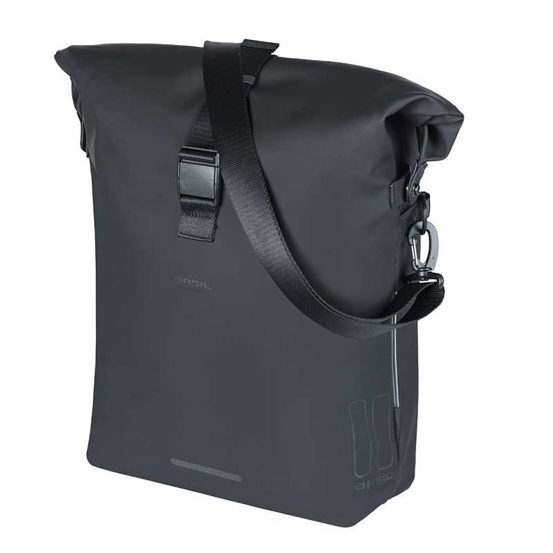 BASIL Rear bag with plate to attach the rack SOHO MIK 17L (37X32X16 CM) 722304