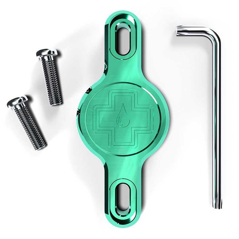 MUC-OFF Soporte al portabidón para localizador de bicicleta SECURE TAG V2 APPLE AIRTAG 722520VAR