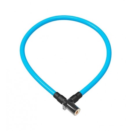 ONGUARD Candado Antirrobo Espiral NEON LIGHT COMBO de 120 cm x 8 mm con Mecanismo Bloqueo JAW 708236